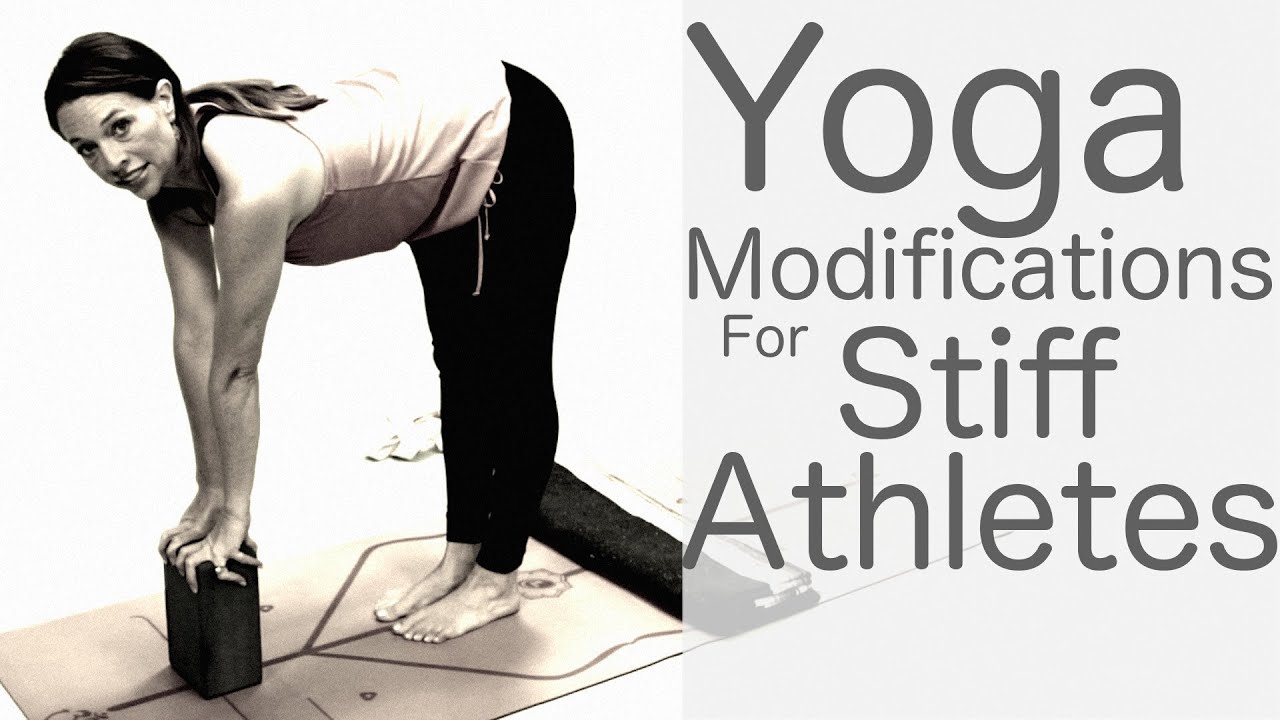 5 Minute Yoga Modifications for Stiff Athletes  | Fightmaster Yoga Videos