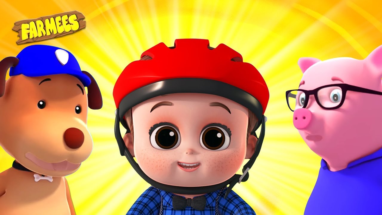Let's Ride A Bicycle | Nursery Songs for Babies | Cartoon Videos for Kids