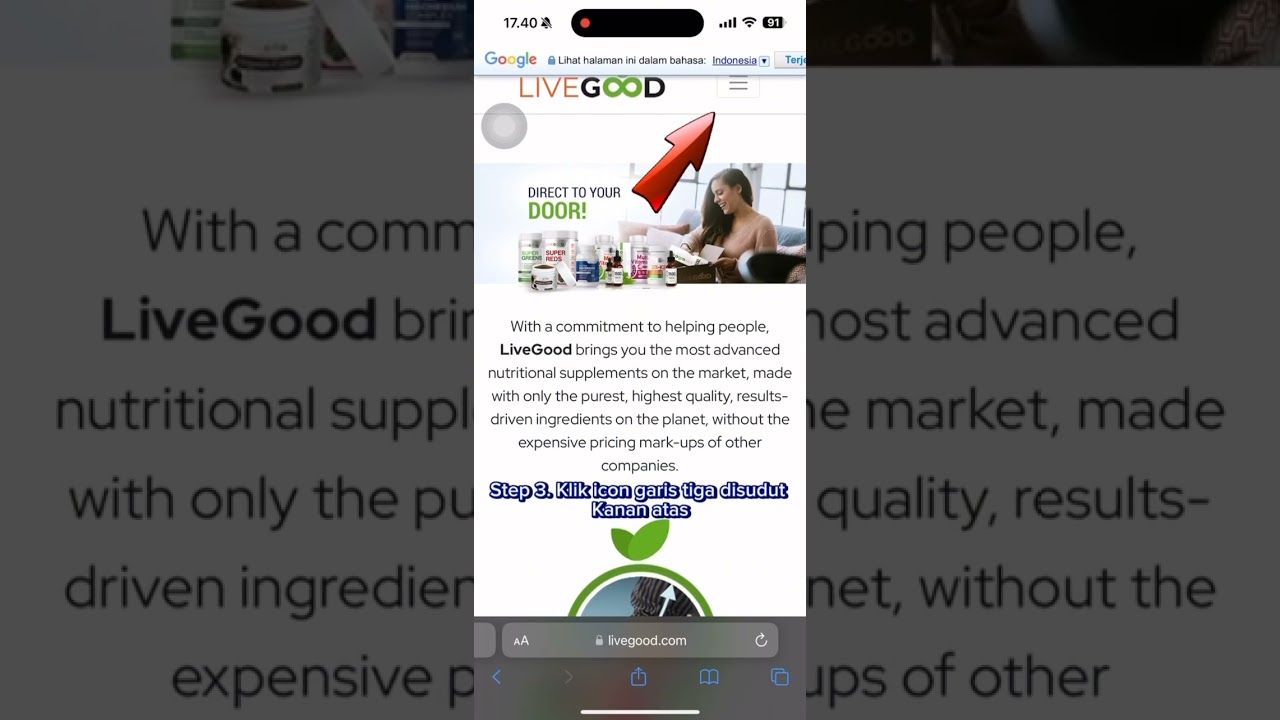 TUTORIAL CARA LOGIN AKUN LIVE GOOD