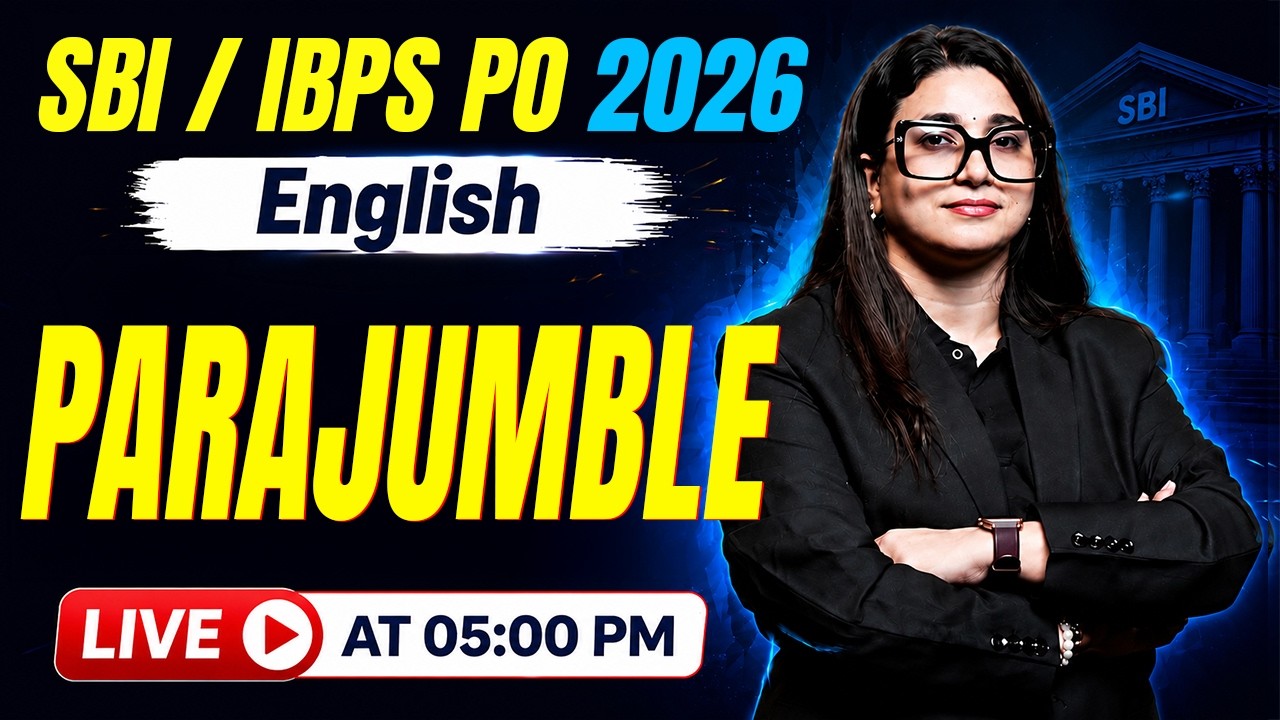 Parajumble Tricks & Questions | SBI PO & IBPS PO 2026 English | Live by Rubaika Ma'am