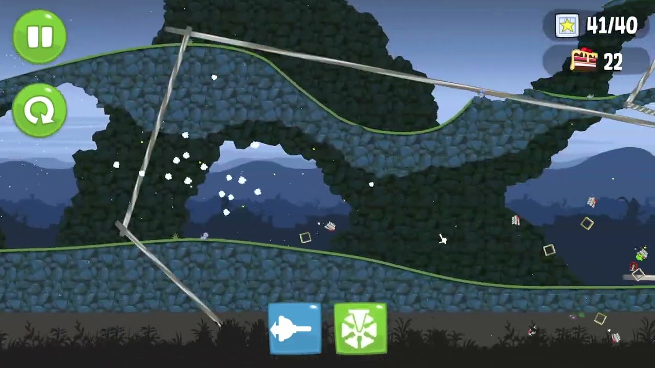 Bad Piggies weird spring glitch
