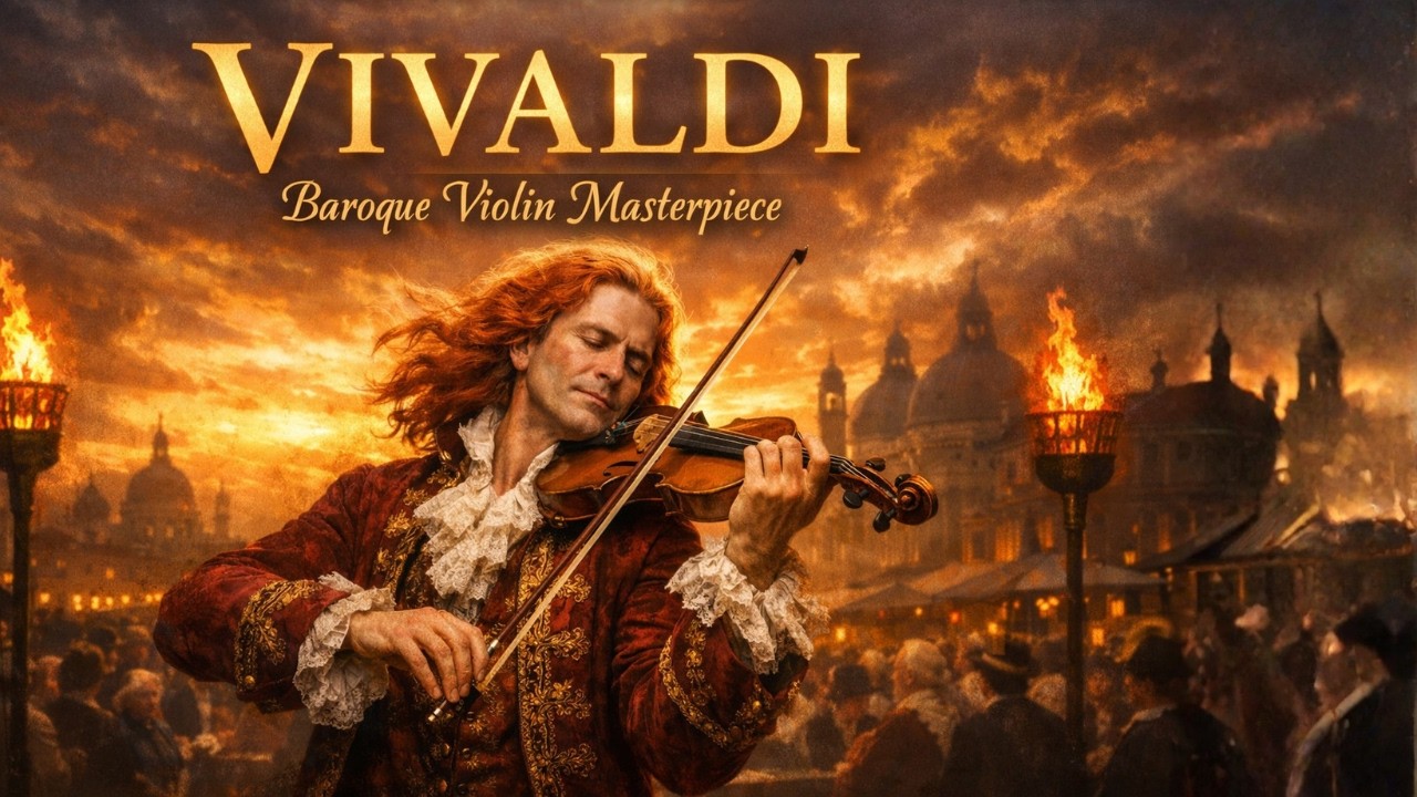 Vivaldi Inspired Violin Masterpiece 🎻 1700s Baroque to 19th Century Romantic Solo |