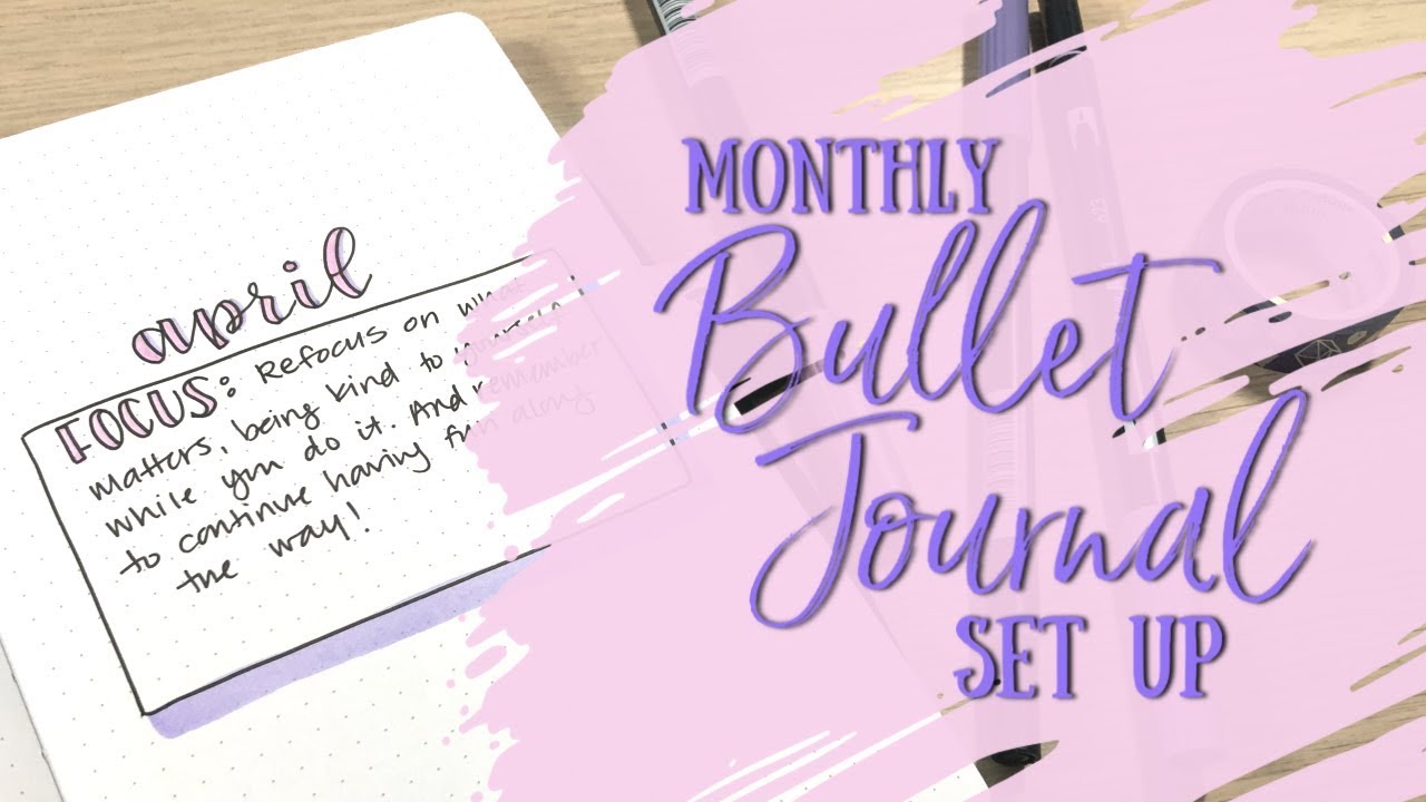 April Bullet Journal Setup | Plan With Me 2019