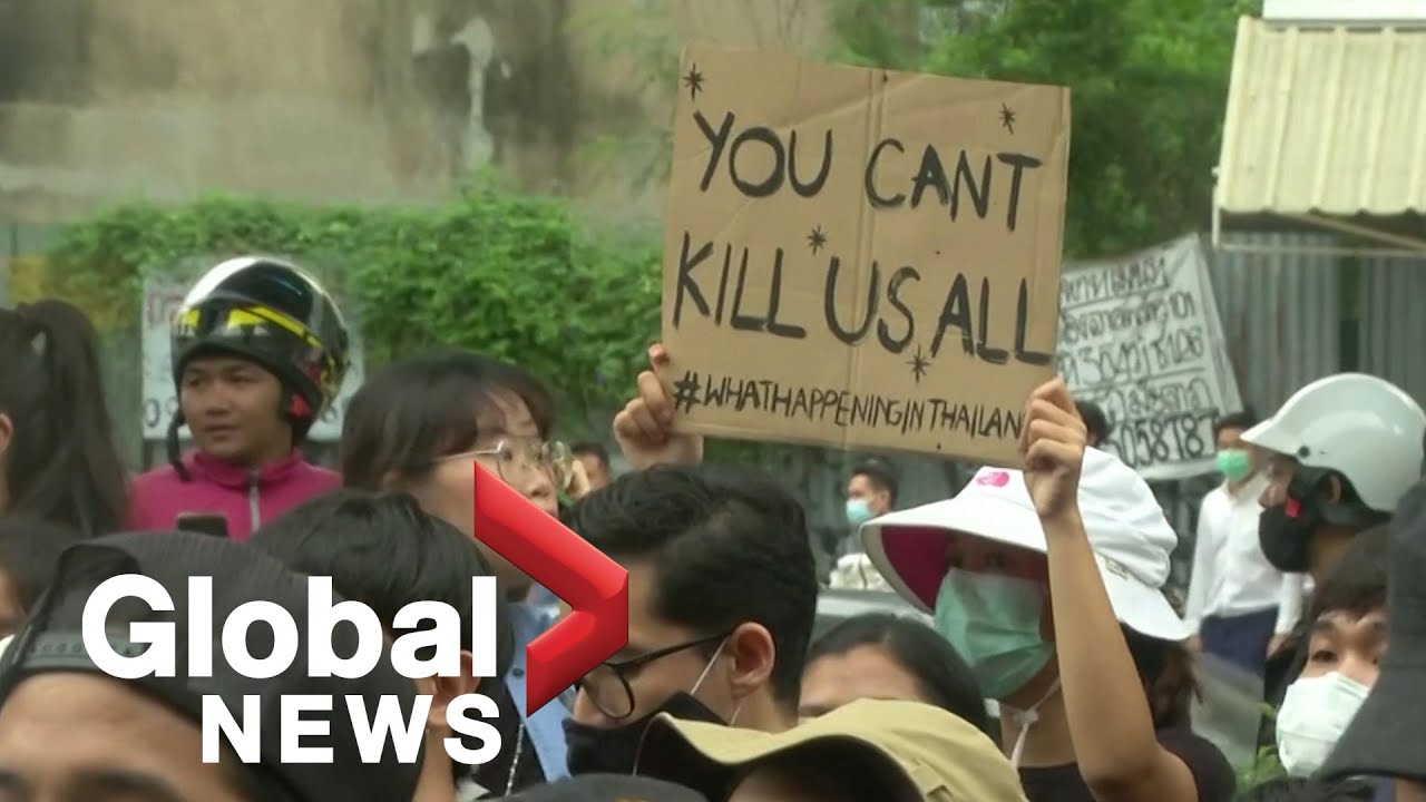 Thai protests: Tens of thousands protest across Thailand in defiance of ban