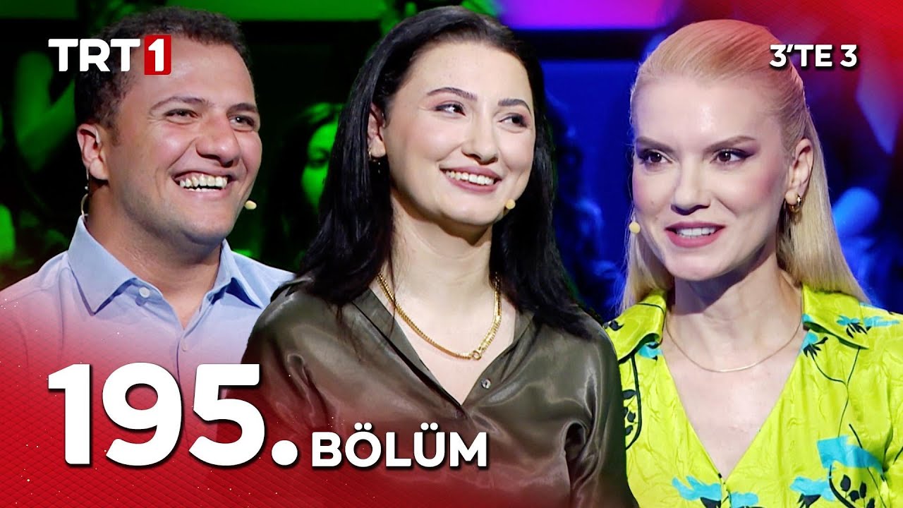 3'te 3 195. B&ouml;l&uuml;m