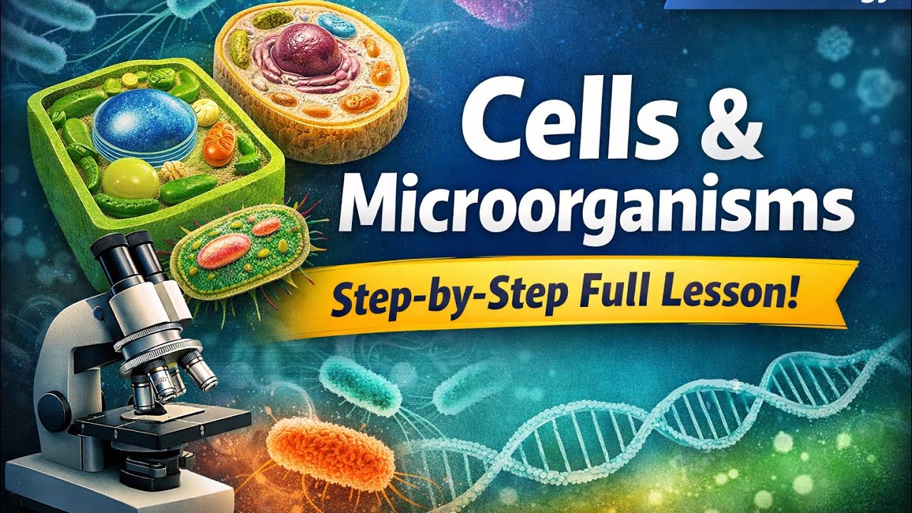 Cells & Microorganisms Step-by-Step Full Lesson