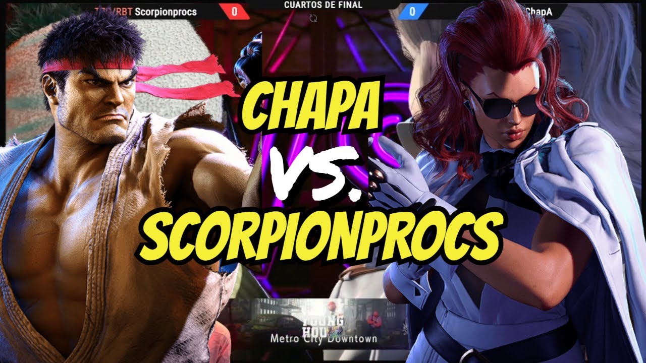 SF6: SCORPIONPROCS (Ryu) vs CHAPA (C.Viper) | Liga Juvenil VGM
