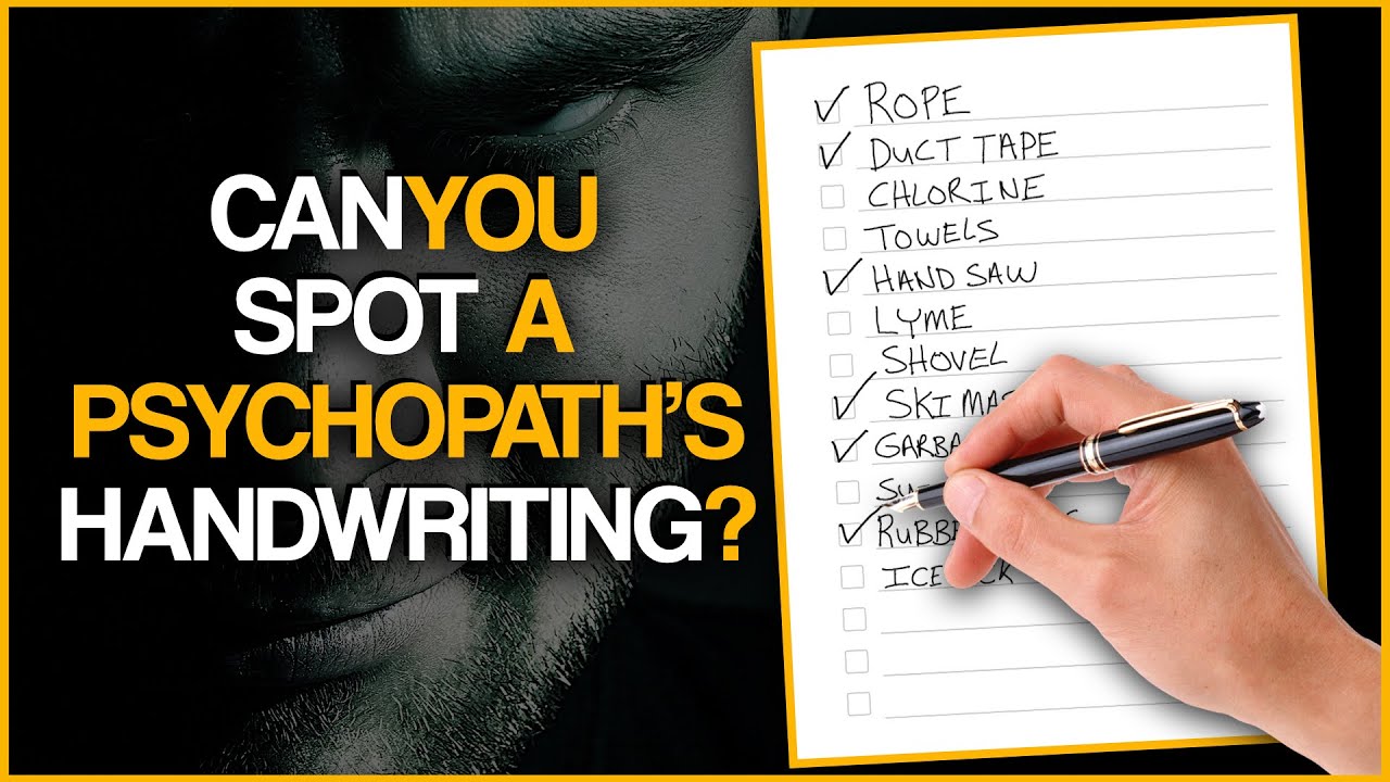 What's Hiding in a Psychopath's Handwriting?