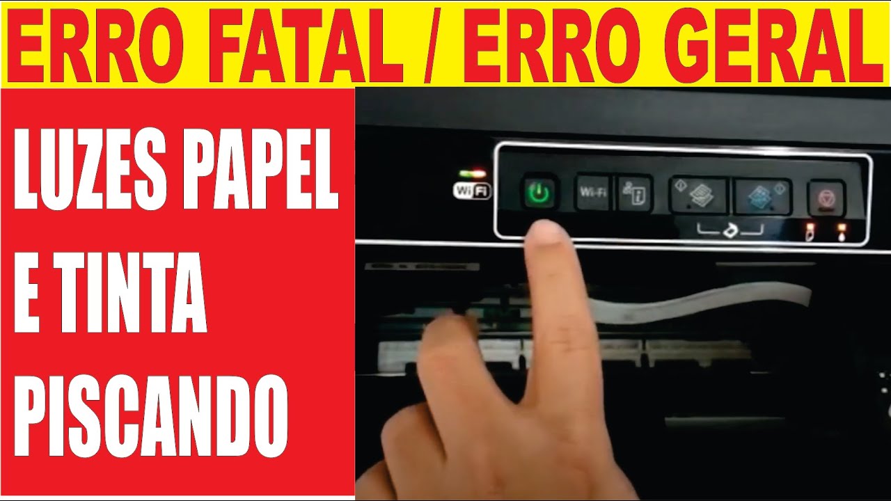 impressora epson dando erro geral - erro geral em impressora epson l375/l355/l395/3150/4150.