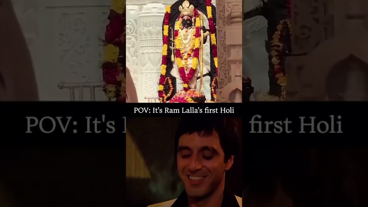 POV: It&rsquo;s Ram Lalla&rsquo;s first Holi