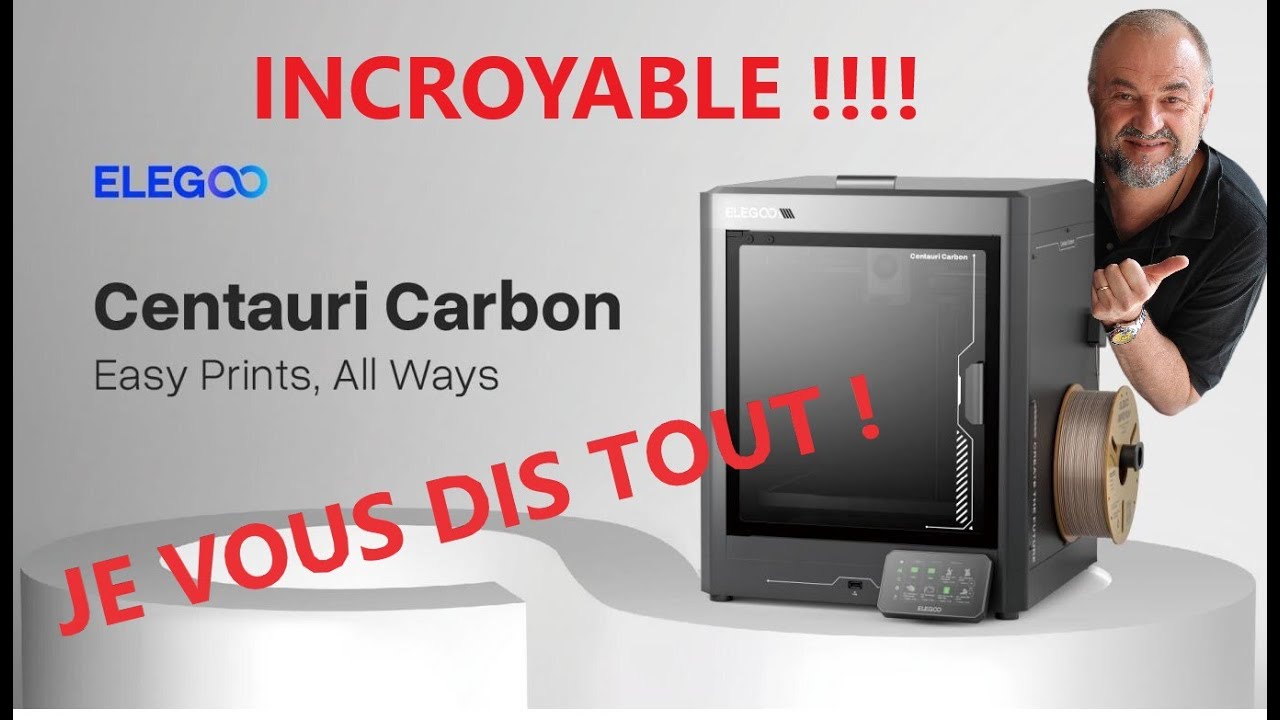 Présentation ELEGOO CENTAURY CARBON - INCROYABLE !!