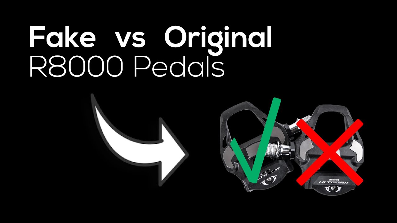 Ultegra R8000 Pedals - FAKE vs Original