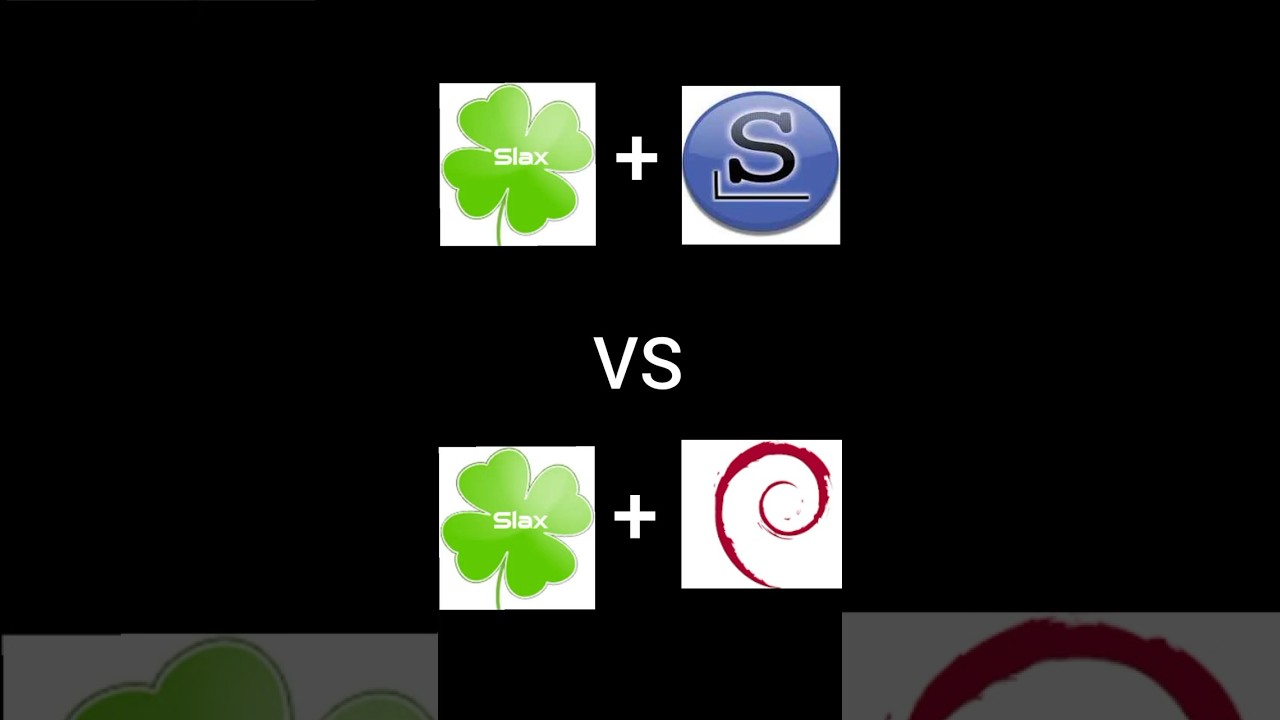 Slax Linux Debian vs Slax Linux Slackware porównanie! 