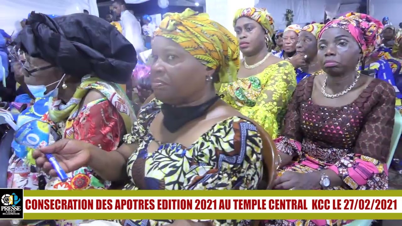 Consécration des apôtres éditions 2021 au temple central KCC samedi le 27/02/2021