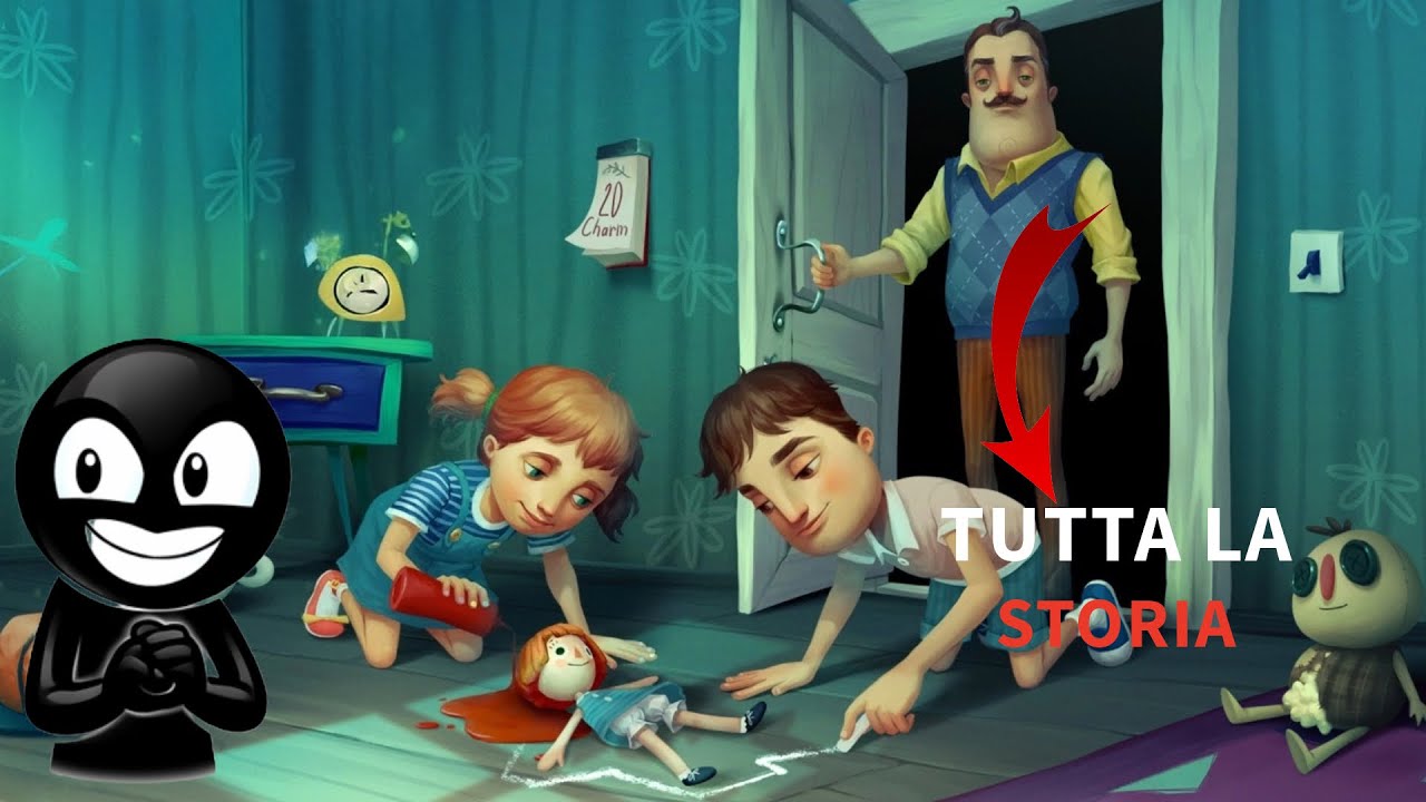 Tutta la storia di HELLO NEIGHBOR in 5:35 min