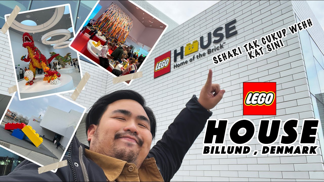 😱 FINALLY!!! Aku dapat jejak kaki di LEGO HOUSE, BILLUND, DENMARK 😍😍😍 [HobbyPapeh #162]