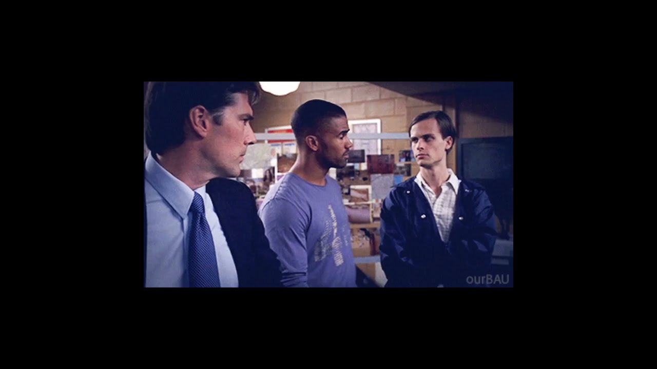 spencer reid, derek morgan & aaron hotchner it's raining men