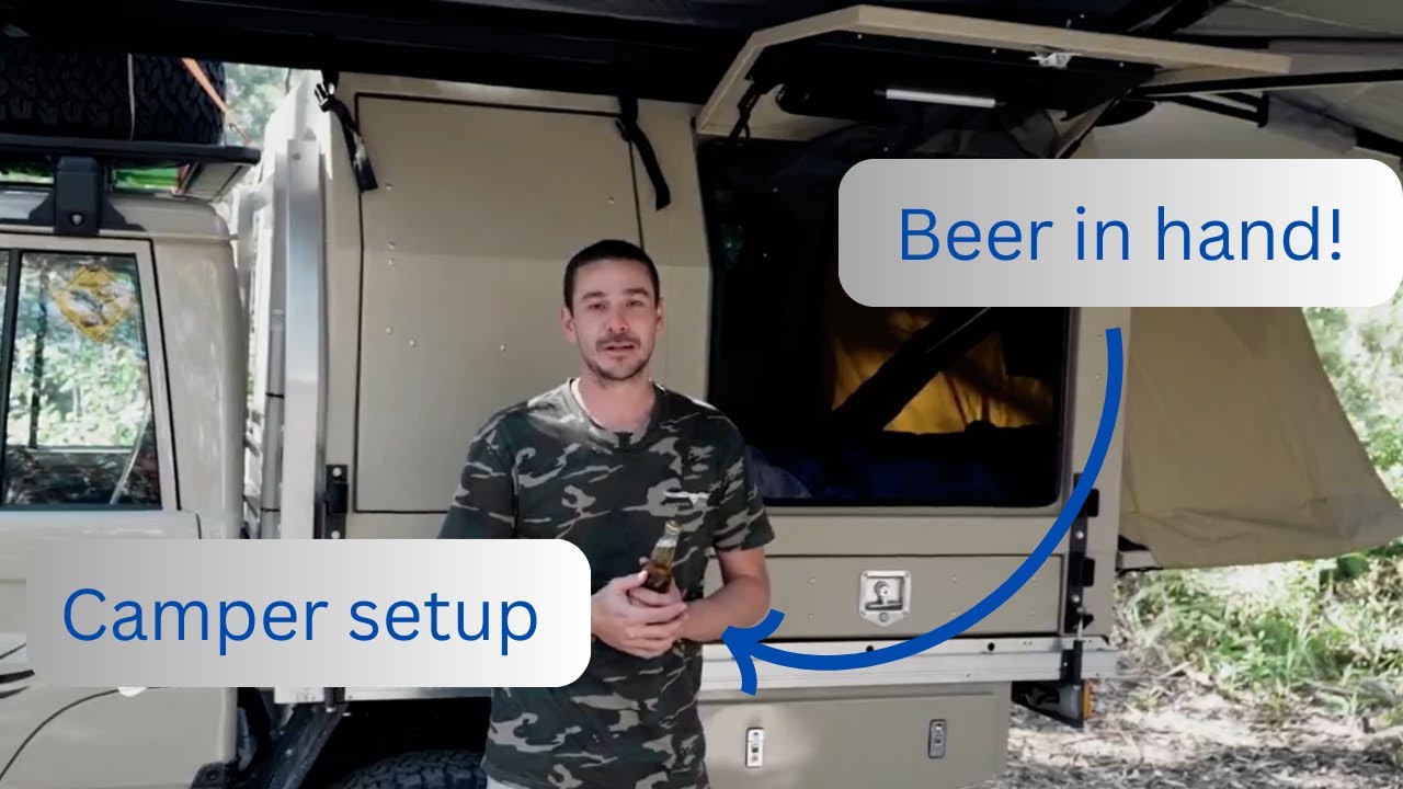 Ever Seen a Camper Setup This Fast? | The Hawk Dual Cab Camper | Wedgetail Campers.
