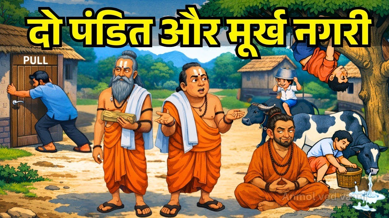 दो पंडित और मूर्ख नगरी | धार्मिक कहानी | Gyanvardhak kahani | ज्ञानवर्धक | dharmik kahani