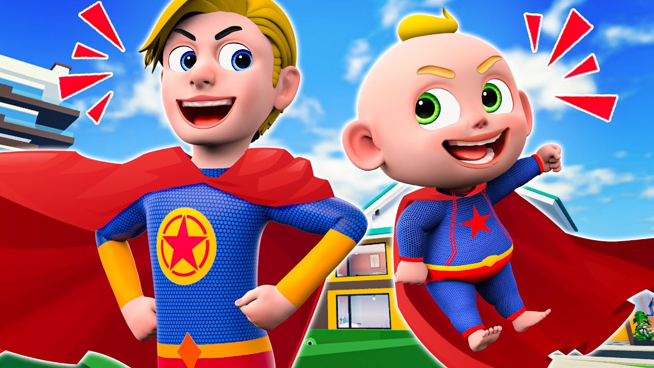 My Superhero Dad Song | Super Dad | Family Song For Kids | PIB Little Nursery Rhymes & Kids Songs