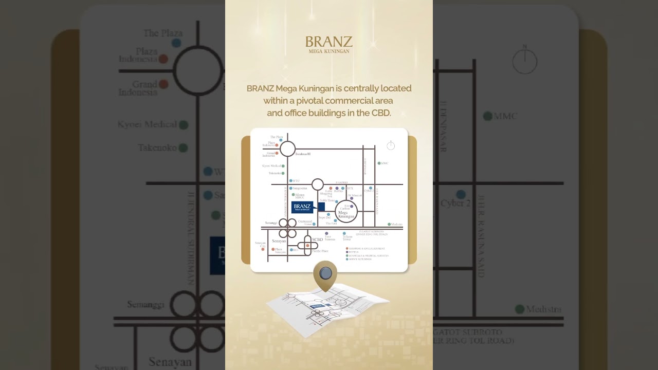 Branz Mega Kuningan Strategic Location #shorts