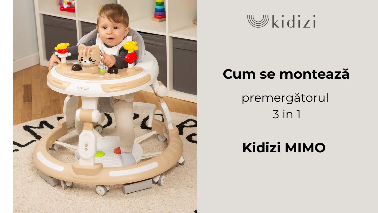 Cum se monteaza premergatorul 3 in 1 Kidizi Mimo – Ghid montaj pas cu pas