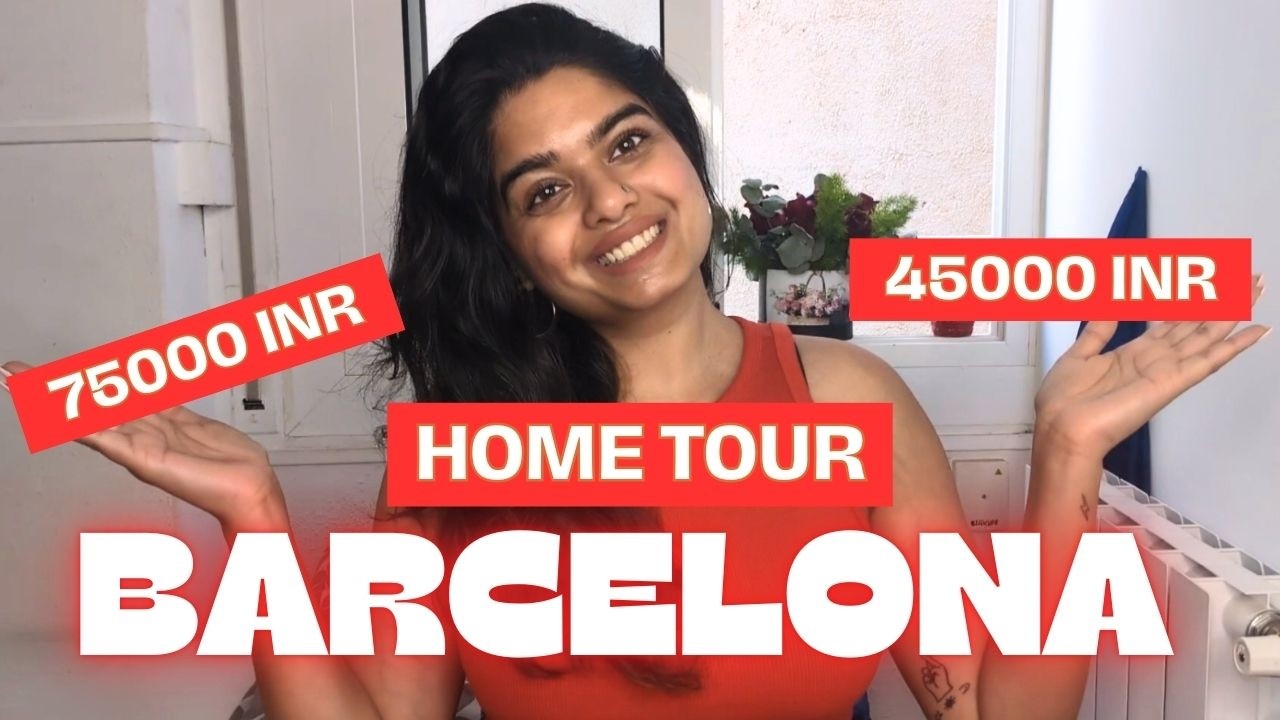 BARCELONA APARTMENT TOUR | COLIVING IN BARCELONA | Tanya Misquitta #hometour #barcelonahometour
