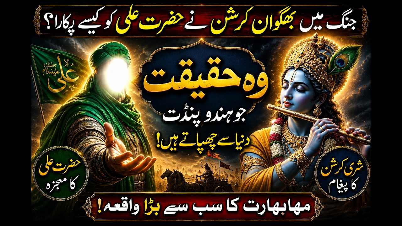 Hazrat Ali (AS) and Bhagwan Krishna in Mahabharat | Miracles of Hazrat Ali by Ilm ul Israr