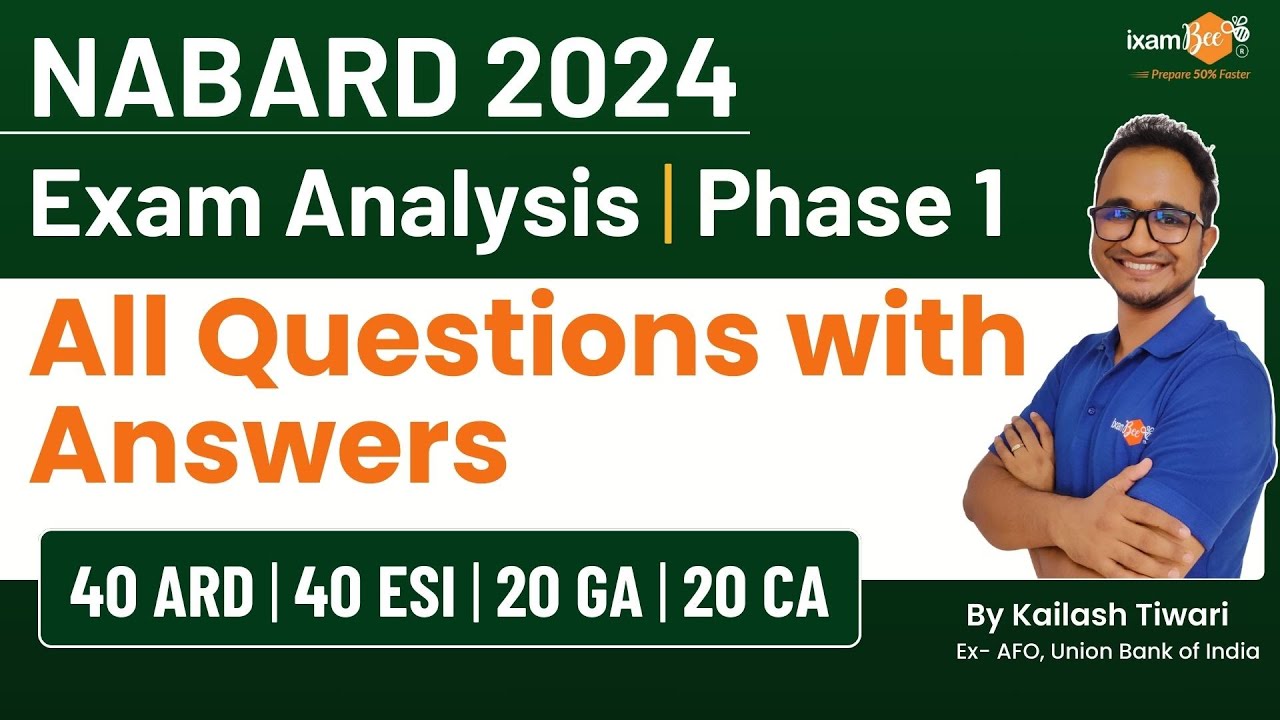 NABARD 2024 Phase 1 Detailed Analysis | NABARD Detailed Exam Analysis | Expected Cut-off