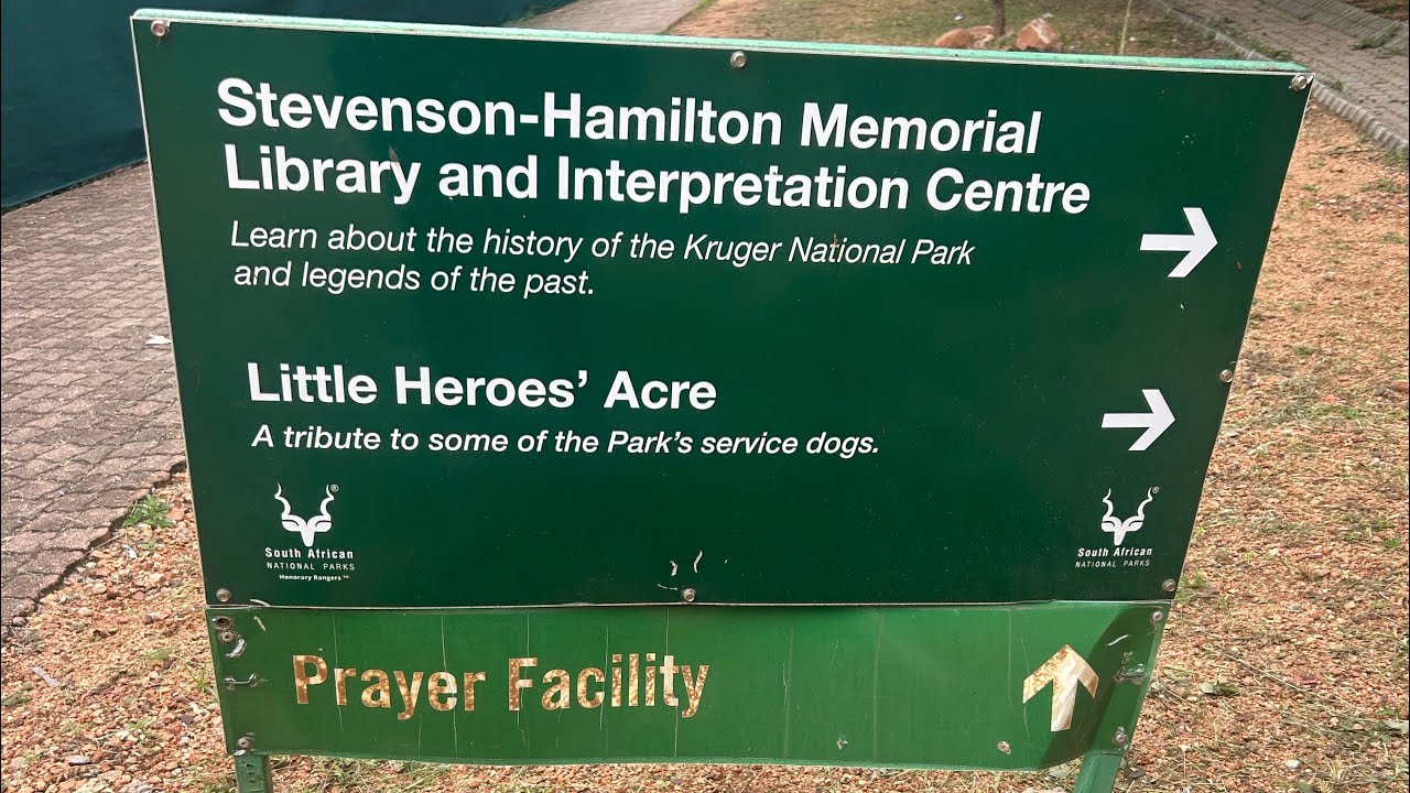 Kruger Series - Stevenson-Hamilton Memorial Library! The knife that killed the lion!
