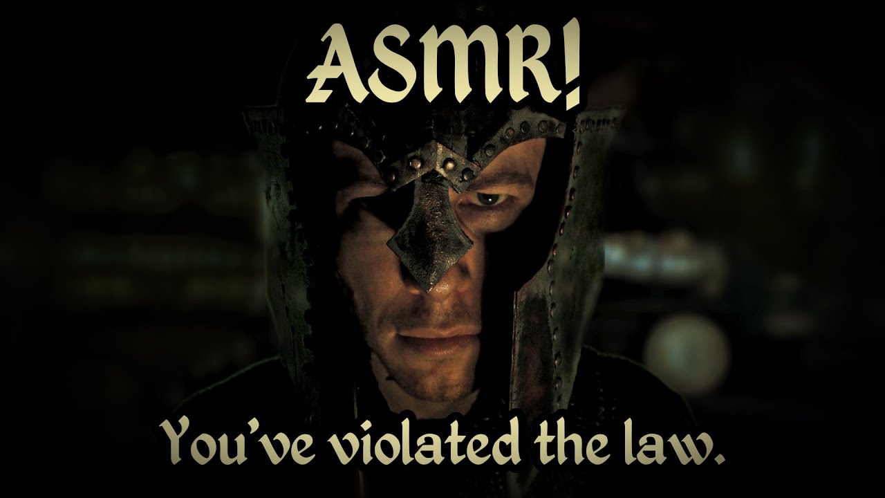СТОП! Вы нарушили закон ASMR (ролевая игра Oblivion)