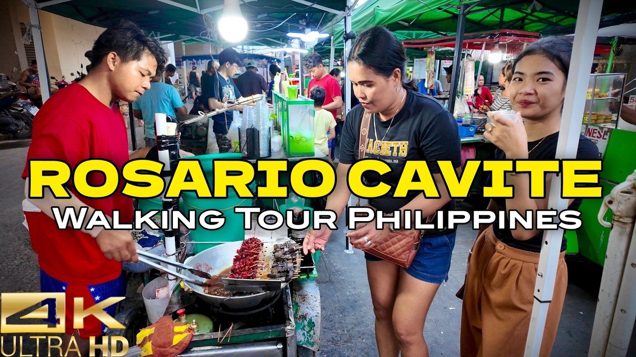 ROSARIO CAVITE Philippines Walking Tour 🇵🇭 | Local Street Life [4K]