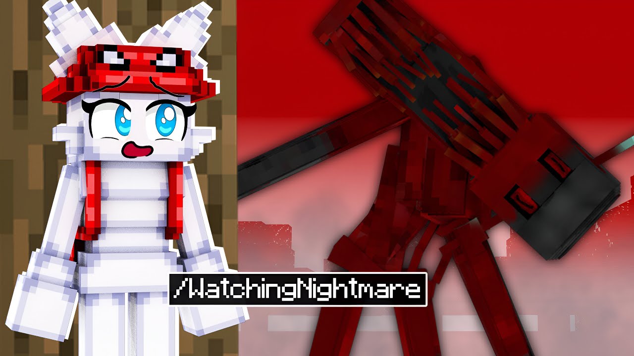 Sobreviví a la PESADILLA que nos OBSERVA en Minecraft... 😱 The Watching Nightmare