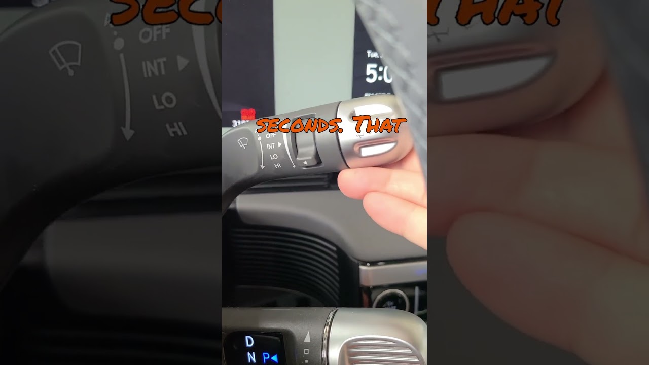 Wiper Park Mode SECRET on Ioniq 5!