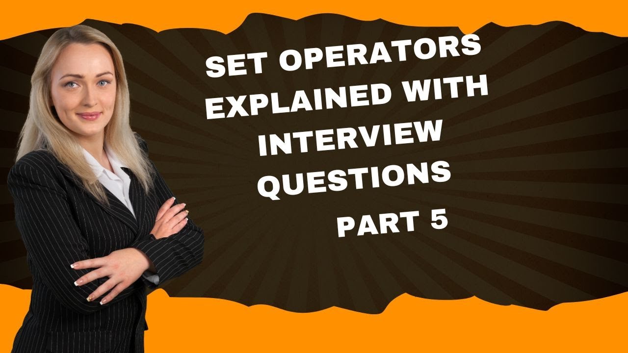 Set Operators Explained with Interview Questions |SQL part5|#sql