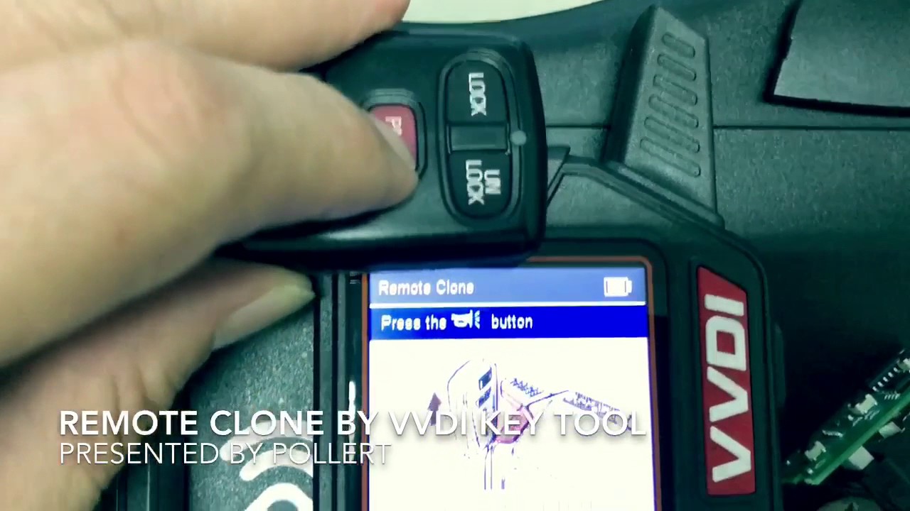 Clone Fixed code remote with Vvdi Key Tool by Pollert
