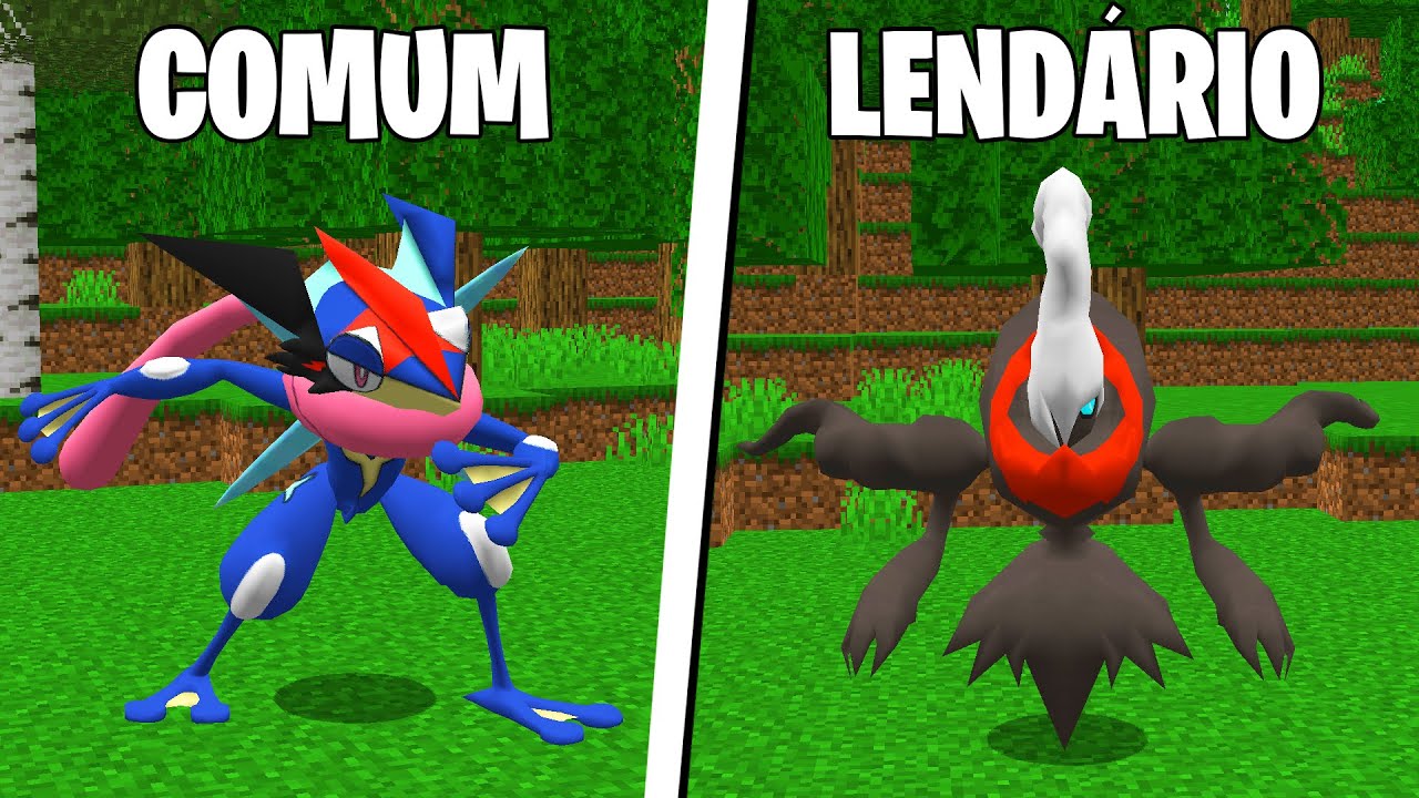 POKÉMON COMUM X POKÉMON LENDÁRIO NO MINECRAFT PIXELMON