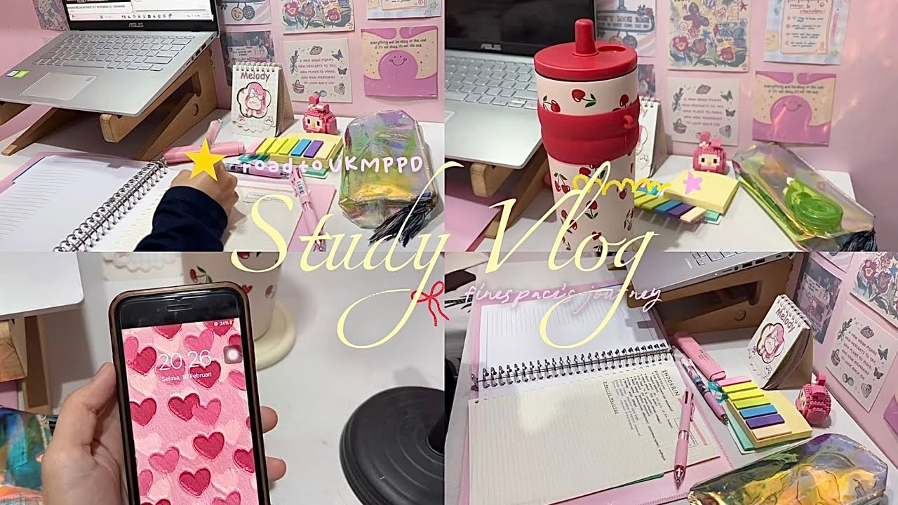 productive study vlog | day 1 studying for UKMPPD 🕯️🧸