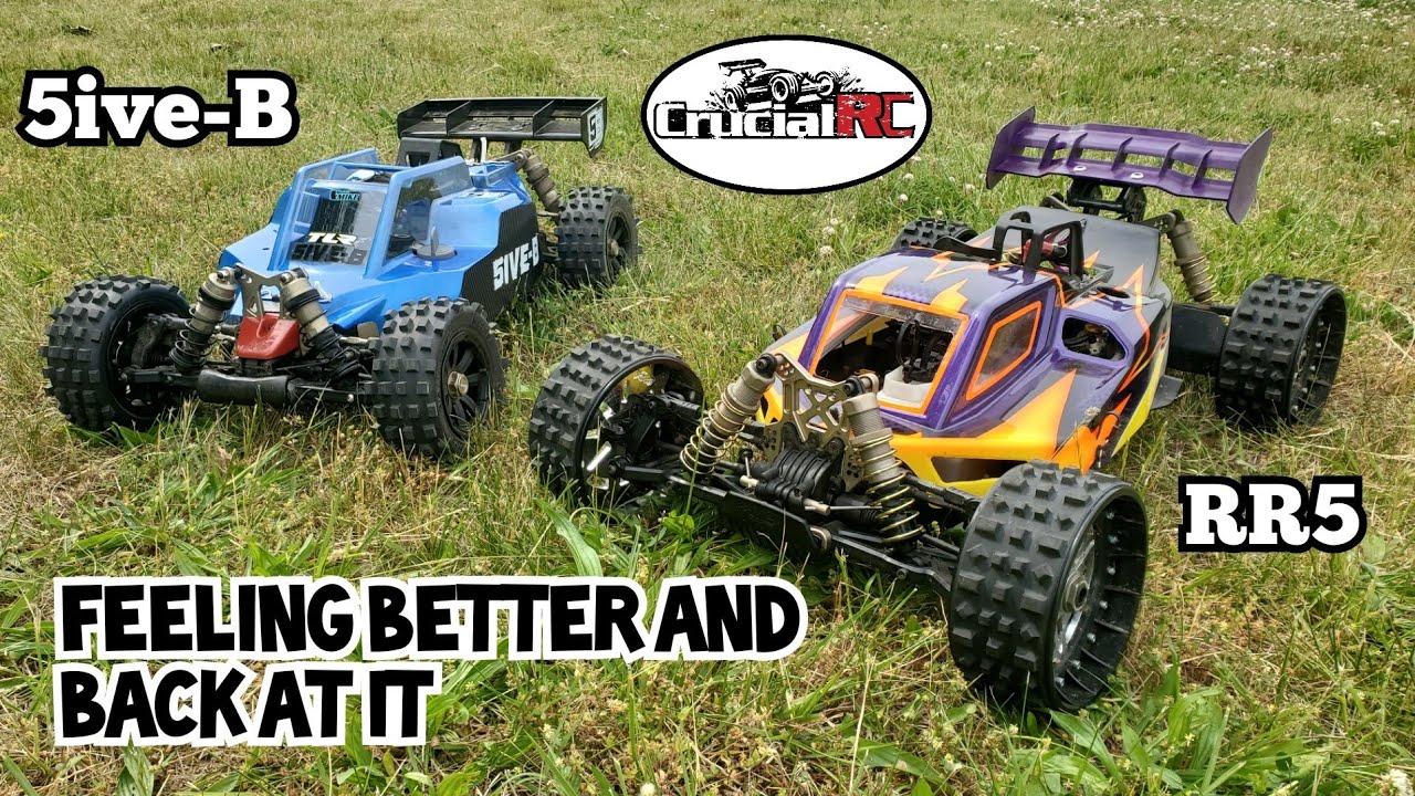 Feeling Better and Back at It with the Paul Rush Painted MCD rr5 and Losi 5ive-B