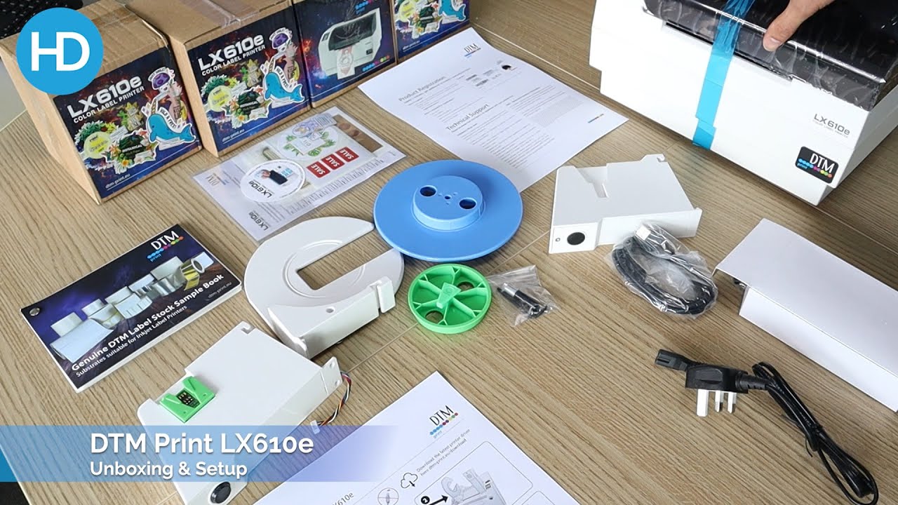 DTM Print LX610e - Unboxing, Setup & Installation | HD Labels
