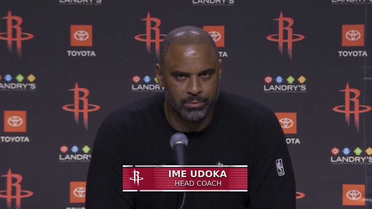 Ime Udoka with a Press Conference vs Warriors