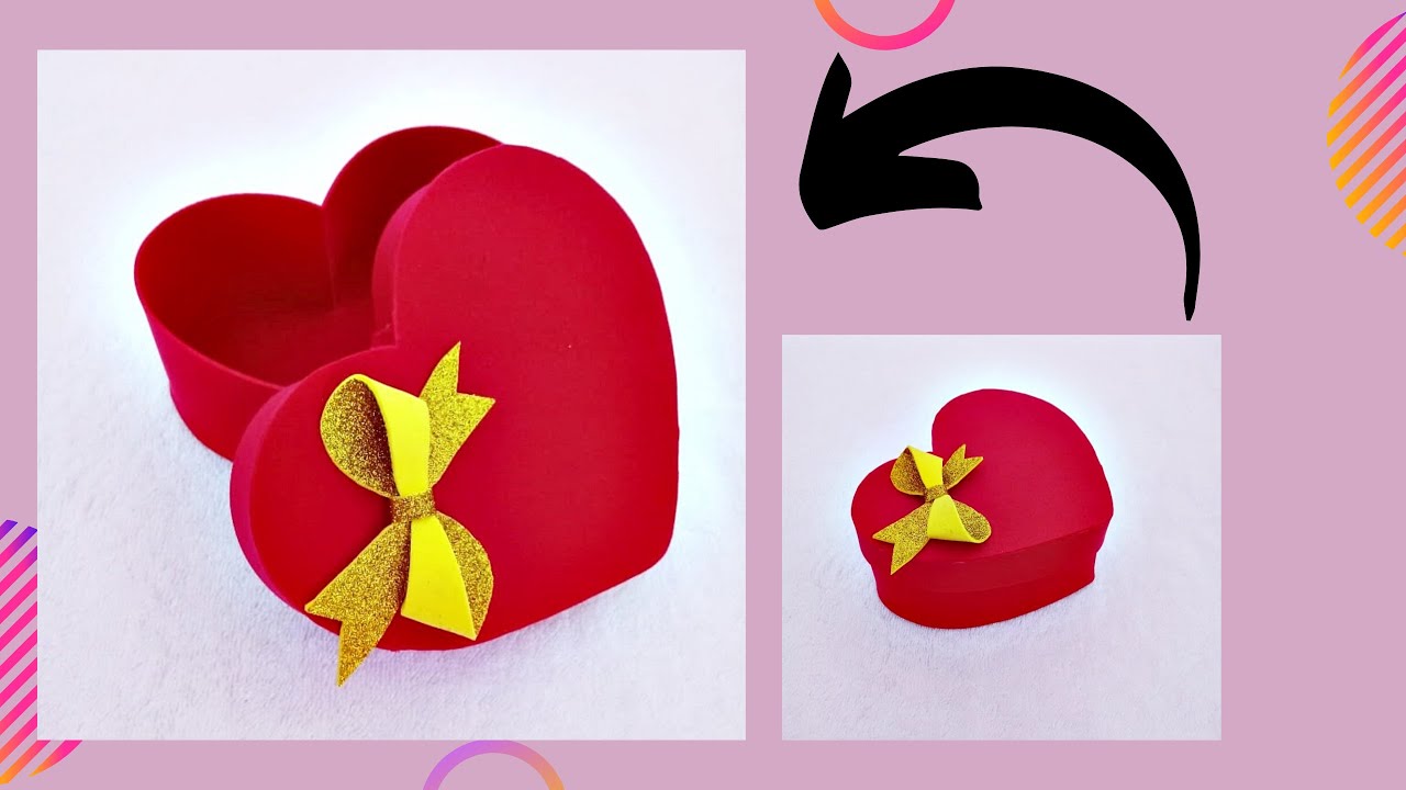 #dia DIY - CAIXA ROMÂNICA EM EVA (Dia dos Namorados)❤