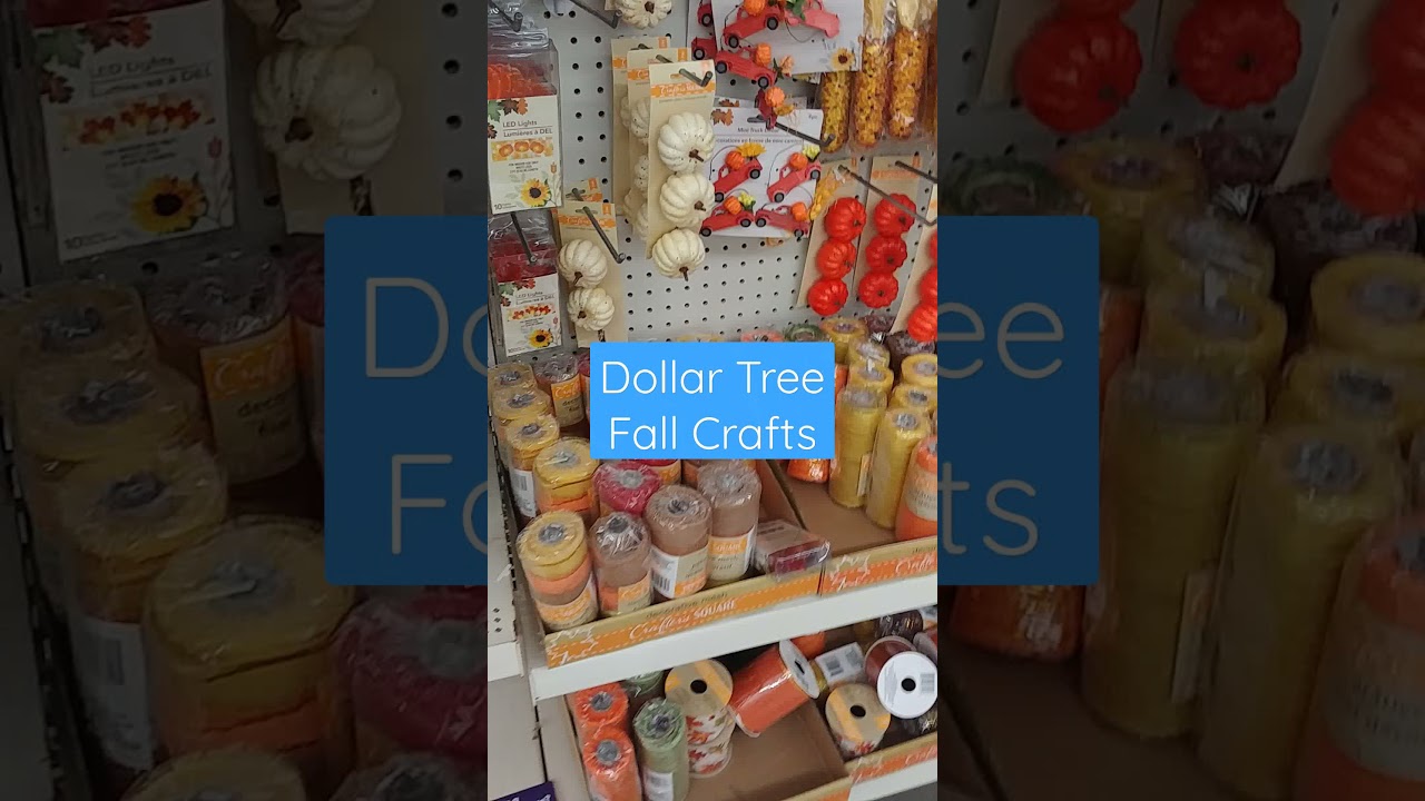 Dollar Tree Fall Craft Supplies!! #dollartree #dollartreecrafts #crafts #fall