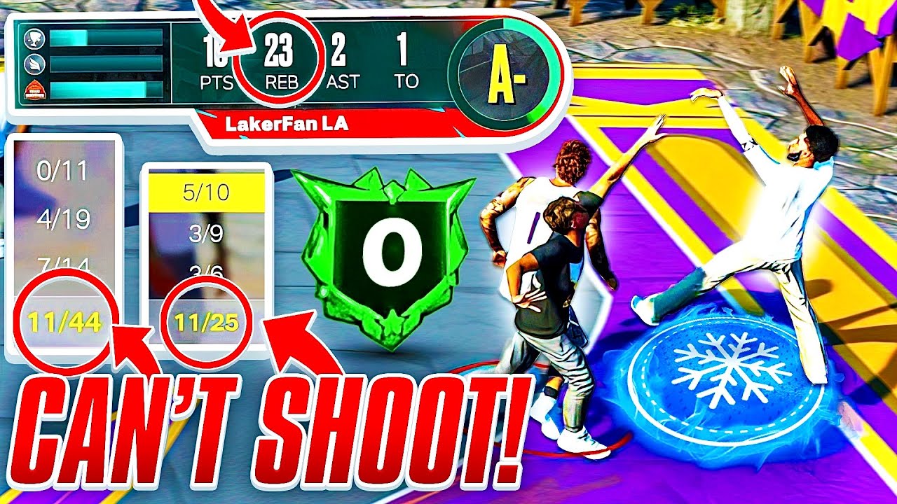 SHOOTING IN NBA 2K23 IS EXTREMELY HARD... 30 REBOUND GIANNIS BUILD GAMEPLAY
