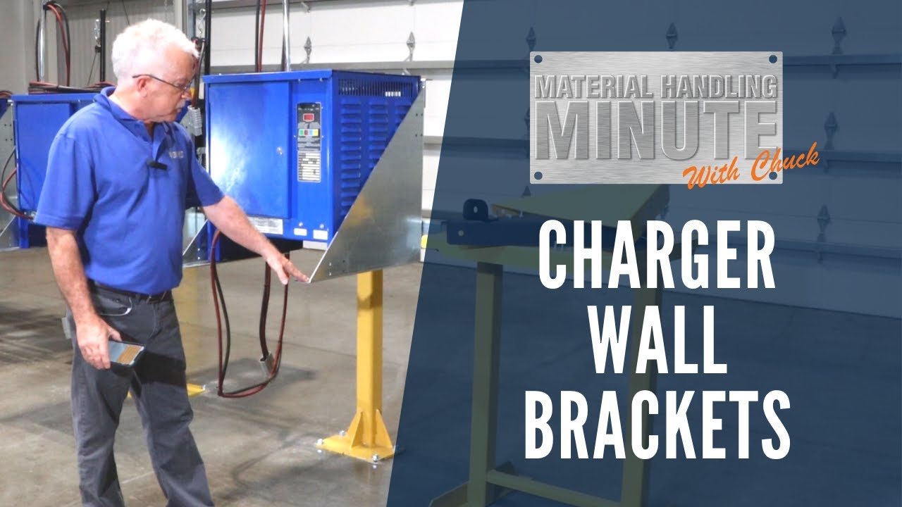 Forklift Battery Charger Wall Brackets | Material Handling Minute