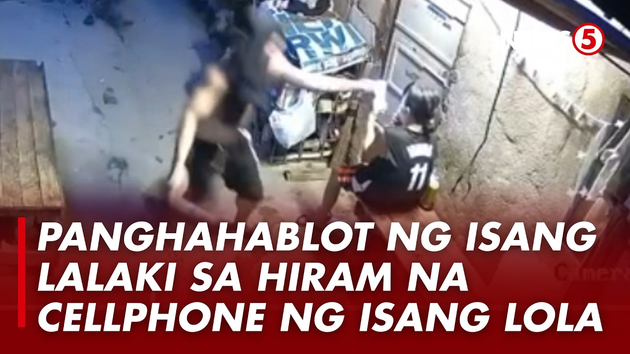 Lola, nabiktima ng panghahablot ng cellphone ng isang lalaki