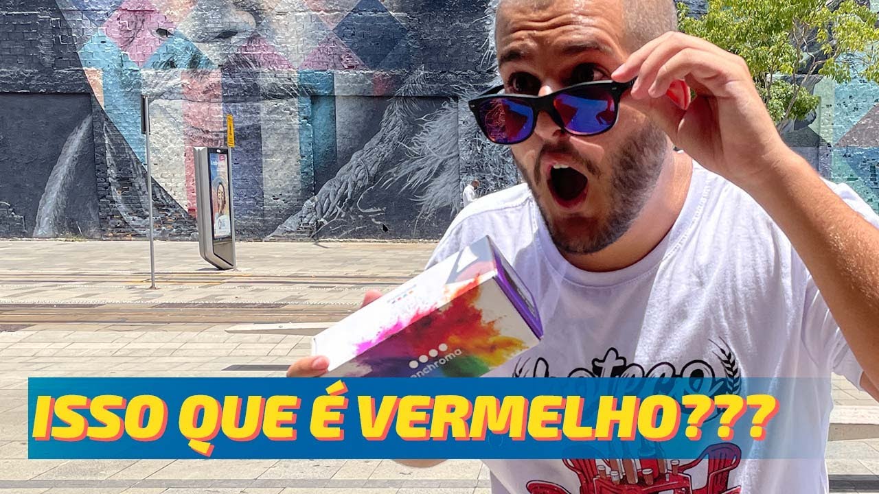 DALTÔNICO VENDO AS CORES PELA PRIMEIRA VEZ