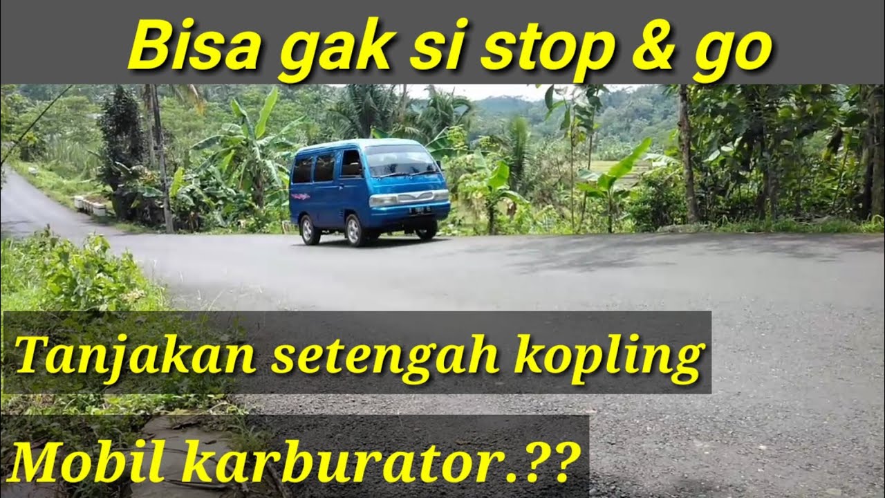 Tanjakan setengah kopling mobil carry kijang katana dan sejenisnya.