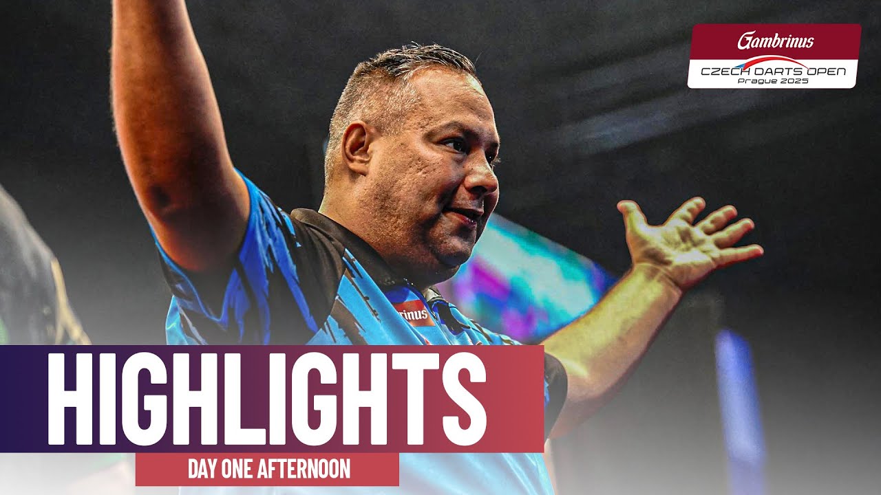 PŘEKVAPENI V PRAZE! | Czech Darts Open 2025 | Hlavn&iacute; momenty prvn&iacute;ho odpoledne