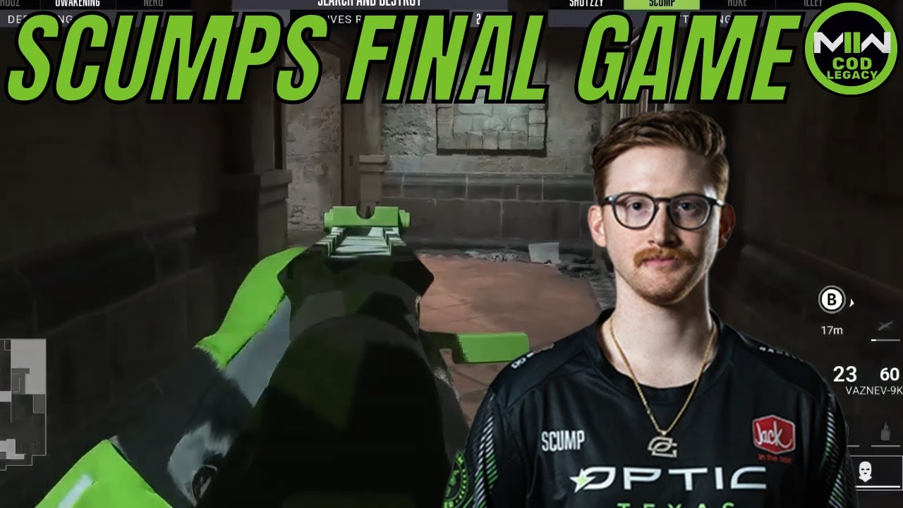 Scump's last CDL match before he retired